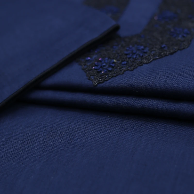 Royal Blue Karchupi Panjabi – J548C