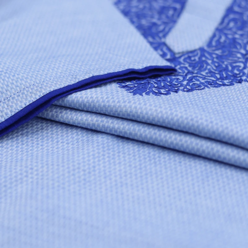 Royal Blue Embroidered Panjabi – J1560A